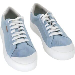 Dr. Scholl's Time Off Blue Platform Lace-Up Sneakers Women 39M